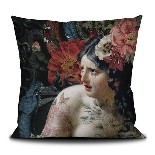 Tormente Velvet Pillow by Voglio Bene (20x20”)