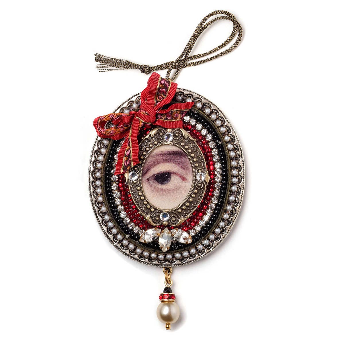 Elizabethan Lover's Eye Ornament - Nocturne LLC