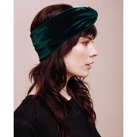 Emerald Duchess Turban Headband - Nocturne LLC