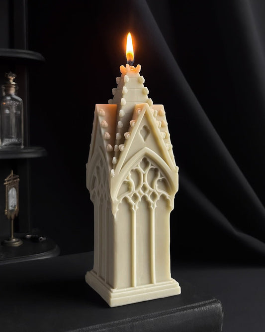 Gothic Revival Candle by Graveyard Wanders