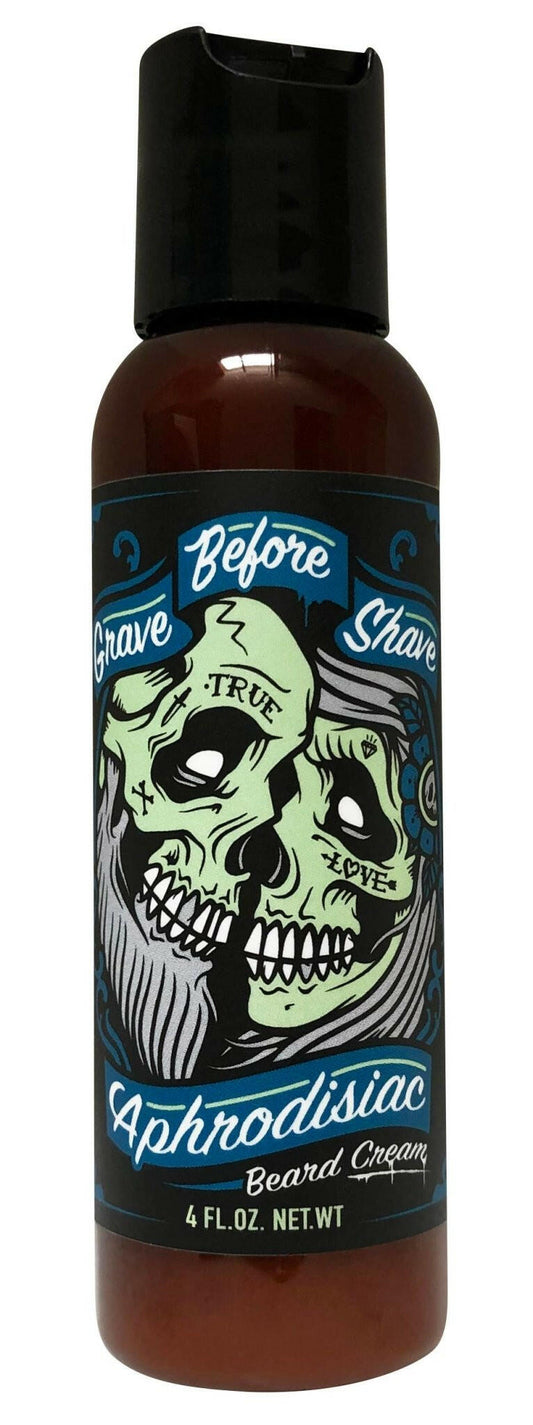 Grave Before Shave Beard Cream 4 oz. - Aphrodisiac