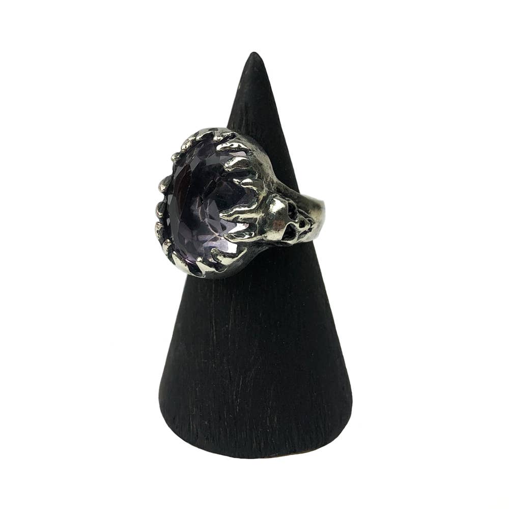 Hellfire Ring with Amethyst (size 11)