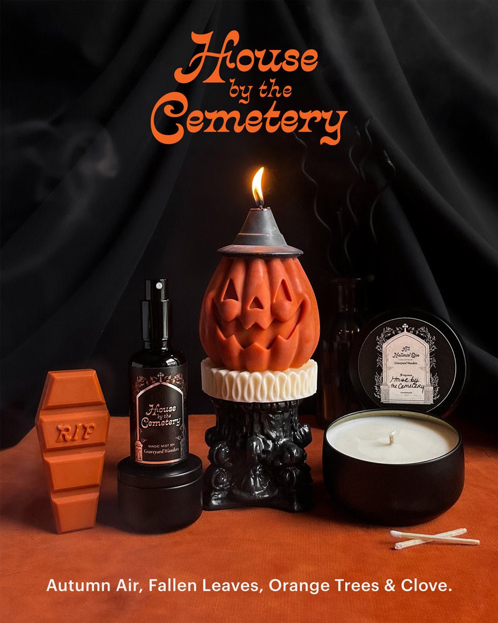 House by the Cemetery ~40 hr Candle - Nocturne LLC