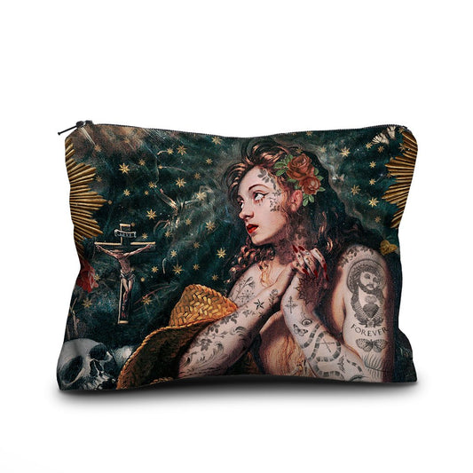 Mary Madeleine Velvet Pouch by Voglio Bene - Nocturne LLC