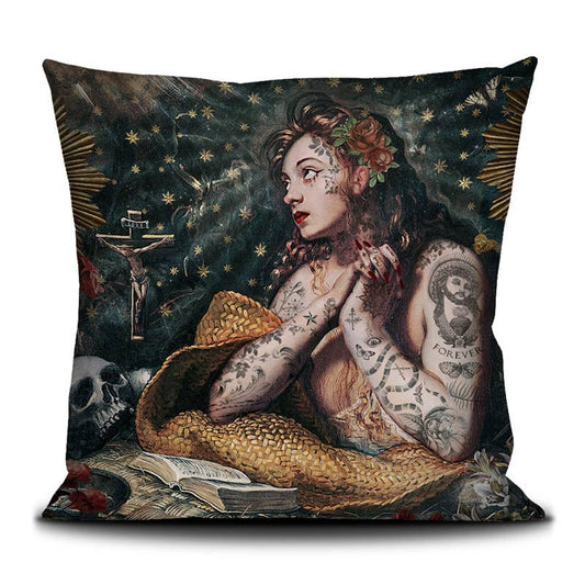 Mary Magdalene Pillow by Voglio Bene - Nocturne LLC