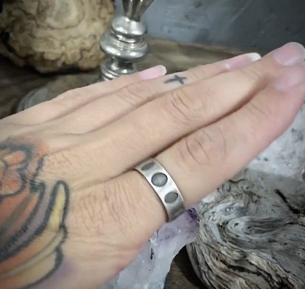 Moon Phase Ring - Sterling Silver - Handmade by Uneven Creations - Nocturne LLC