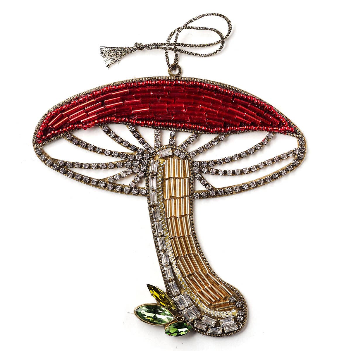 Mushroom Ornament by Jill Scwartz - Nocturne LLC