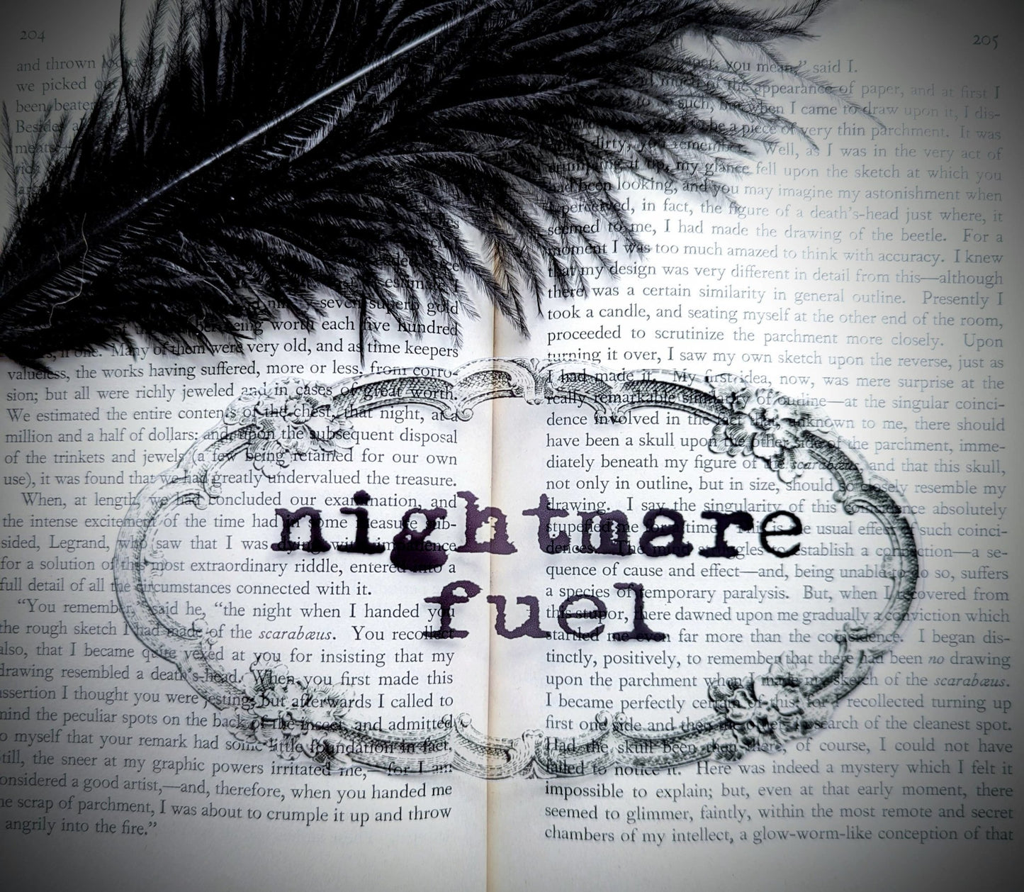 Nightmare Fuel Clear Bookmark - Nocturne LLC