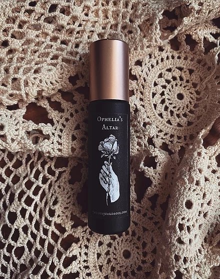 “Ophelia’s Altar” Perfume Roller by The Conjured Rose - Nocturne LLC