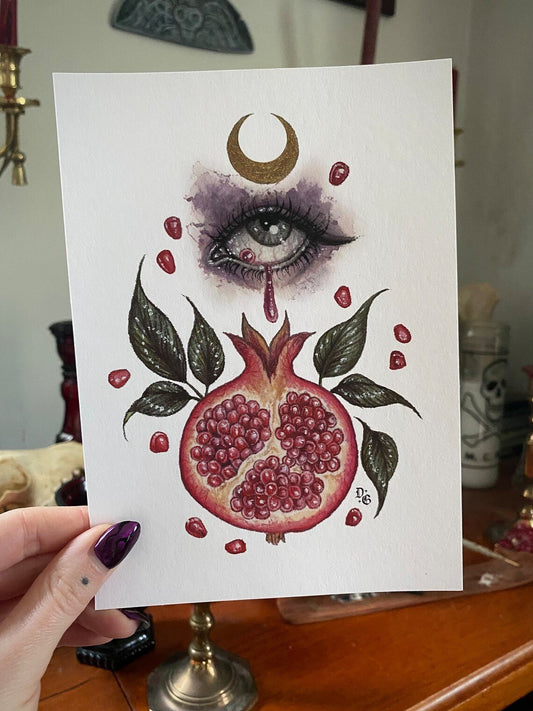 Persephone 5x7” Fine Art Giclée Print - Nocturne LLC