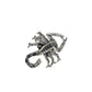 Silver Scorpio Ring by Lotta Djossou - Nocturne LLC