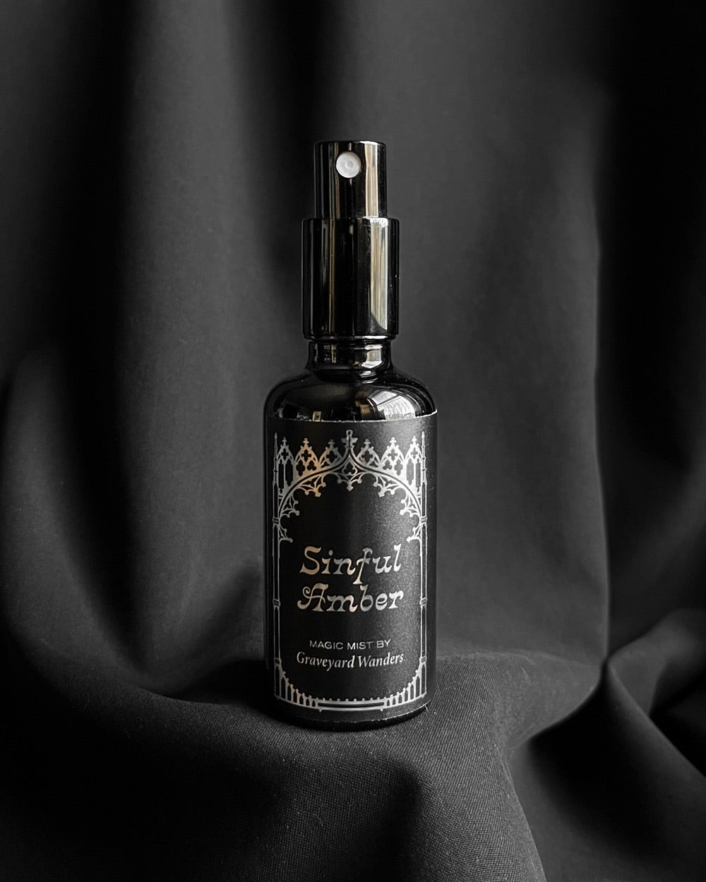 Sinful Amber ~ (Amber & Soft Florals) by Graveyard Wanders - Nocturne LLC