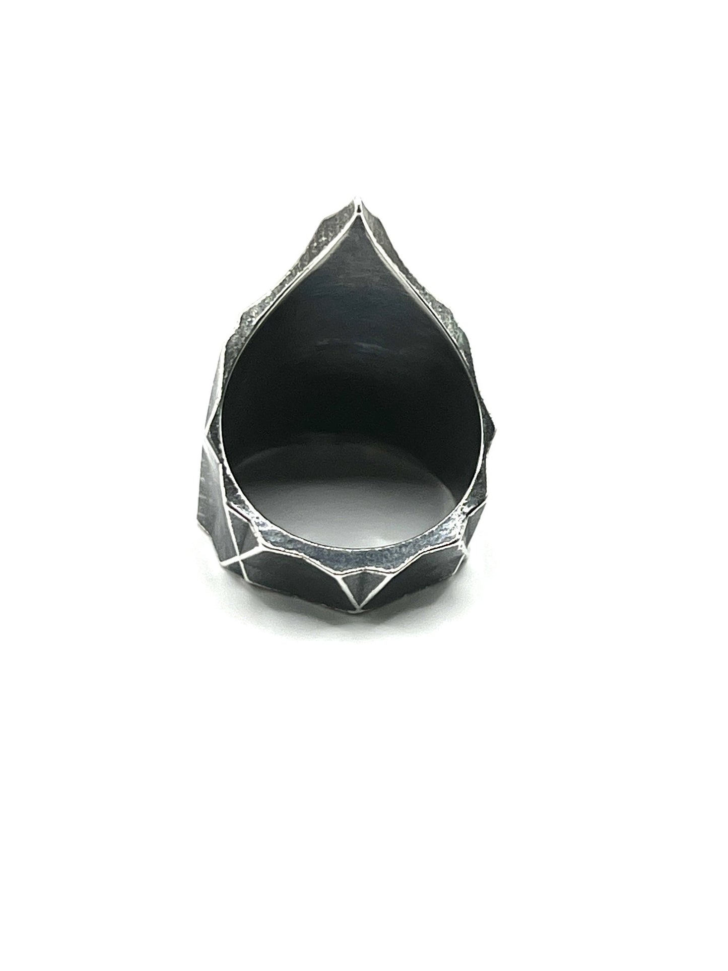 Sterling Silver Thorn Pattern Ring by Julian the 2nd - Nocturne LLC