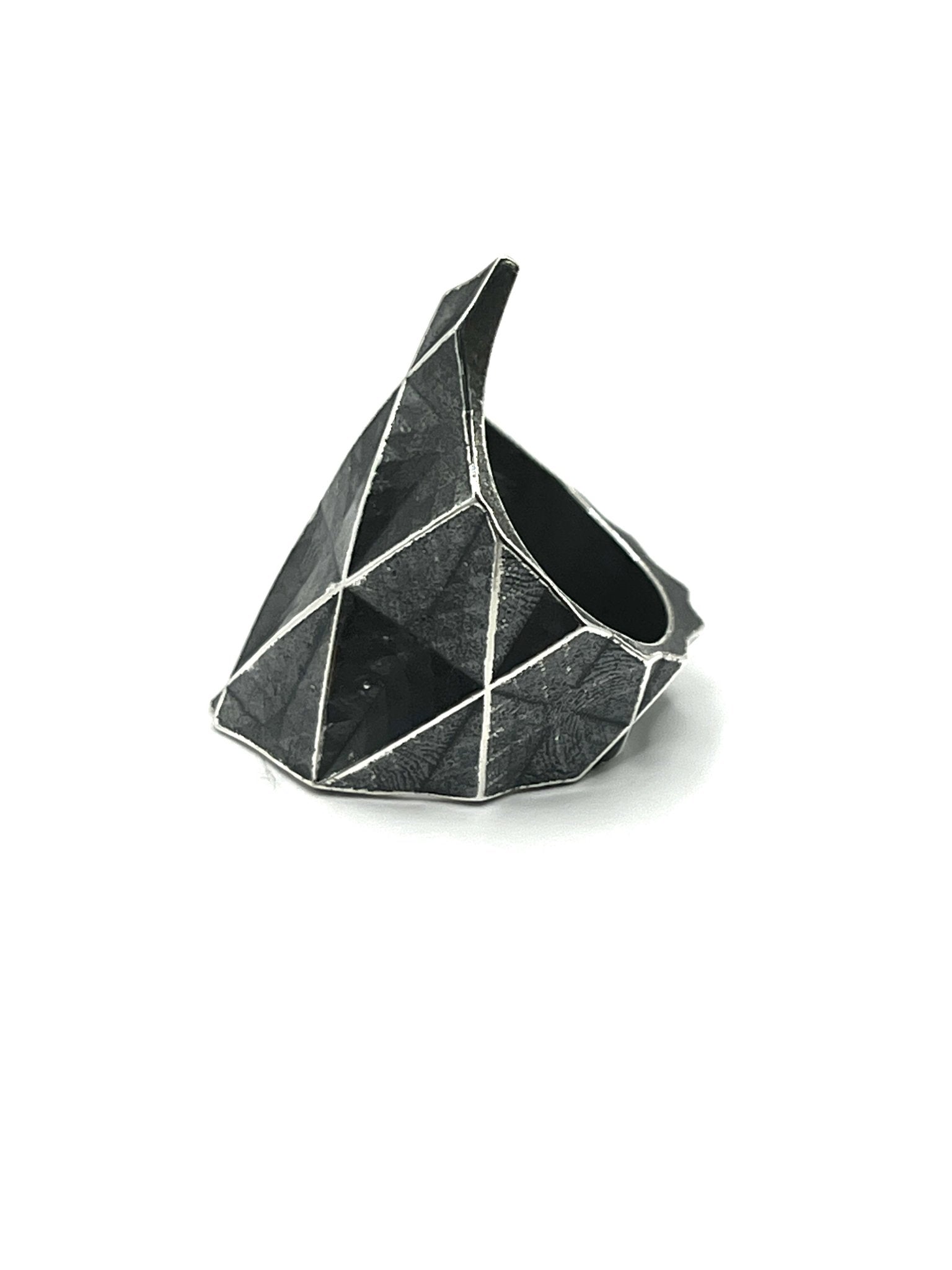Sterling Silver Thorn Pattern Ring by Julian the 2nd - Nocturne LLC