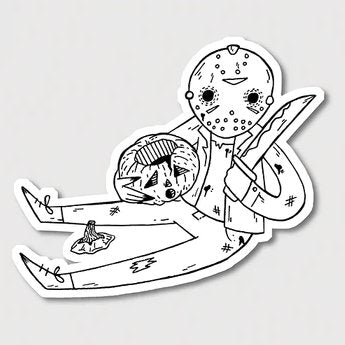Still Dead Art - Sticker Collection - Original artwork by Melanie Christopher - Nocturne LLC