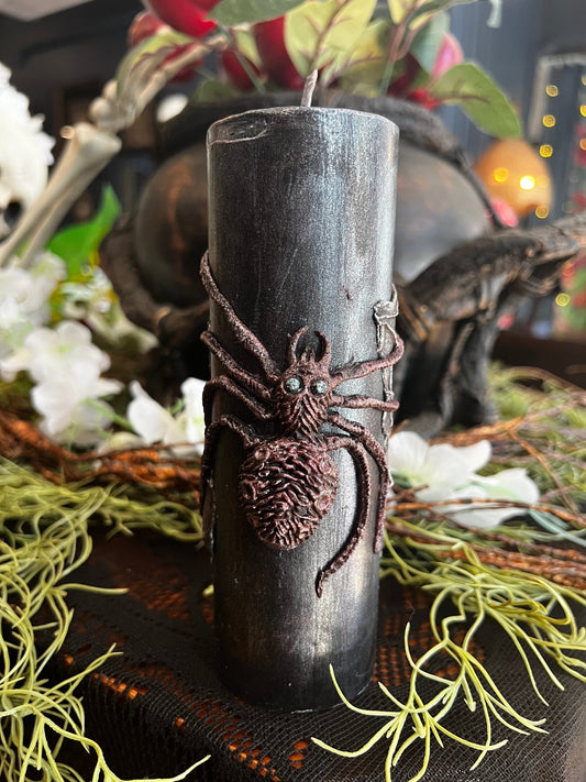 The Weaver - Spider & Web Candle - Nocturne LLC