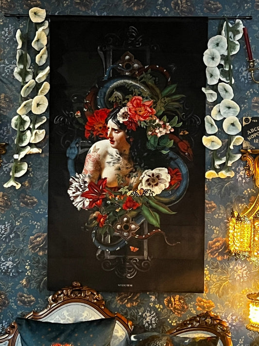 Tourmente Wall Hanging by Voglio Bene - 55x98 in. - Nocturne LLC