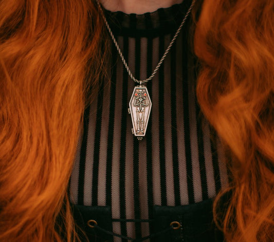 Victorian Mourning Locket by Strange & Unusual - Nocturne LLC