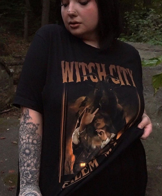 "Witch City" Band Tee by Wonder Witch Boutique - Nocturne LLC